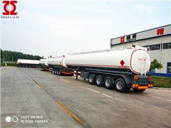 4 एक्सल फ्यूल टैंकर ट्रेलर