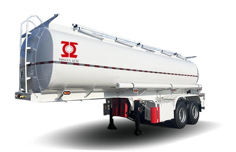 2axles ईंधन टैंकर सेमी ट्रेलर
