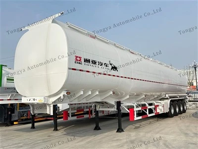 4 एक्सल 80000L ईंधन टैंकर सेमी ट्रेलर
